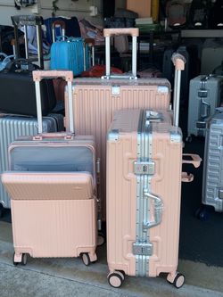 🔥 ALUMINUM FRAME LUGGAGE — STYLE & FUNCTION IN ONE! 🔥