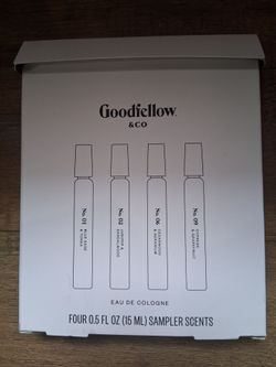 NEW Good Fellow & Co Sampler Scents 0.5 Fl oz set of 4