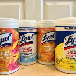 Lysol Wipes (2 For $8)