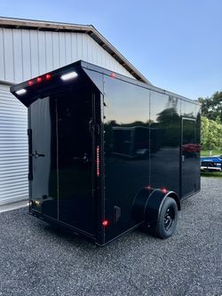New 6x12 Enclosed Cargo Trailer