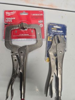 Vicegrip and clamp