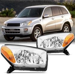 Headlights 01-03 Toyota RAV4, Brand New