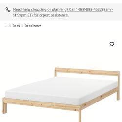 FREE. Ikea, NEIDEN full Size Bed Frame