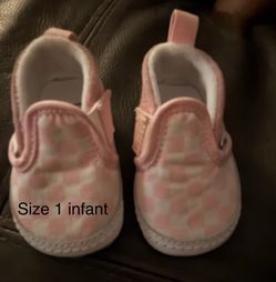 Vans Slip-On Infant Shoes Size 1
