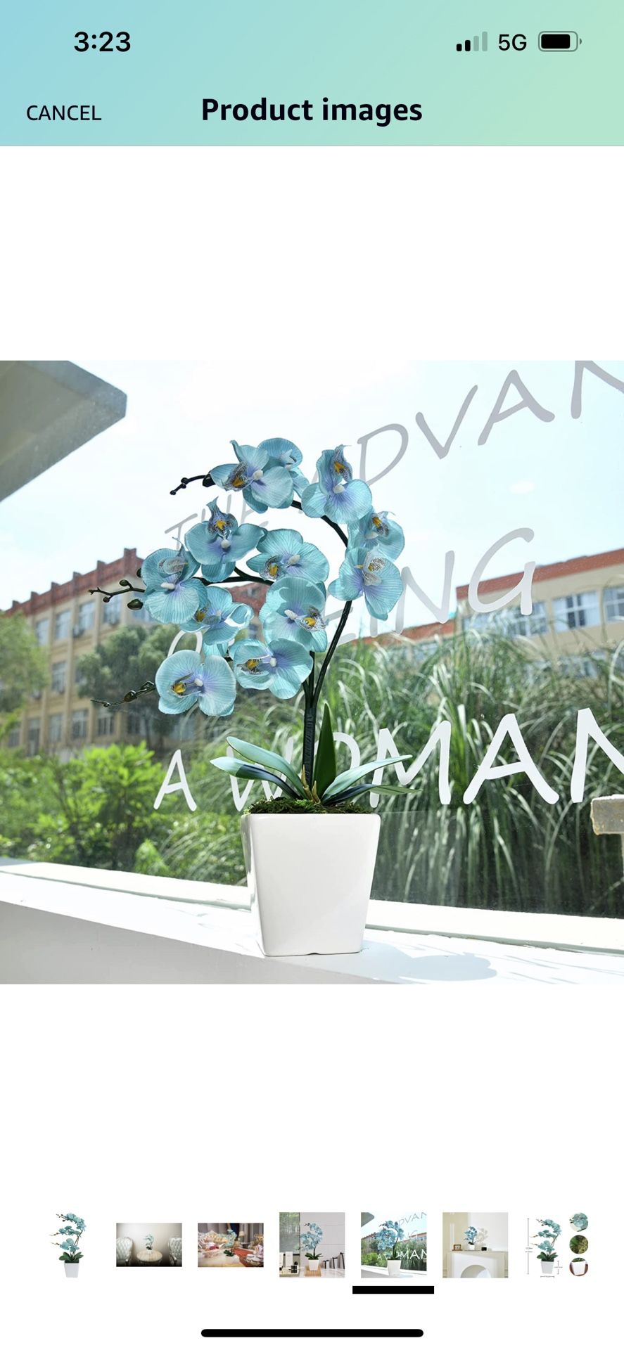 Artificial Orchid Plant Arrangement