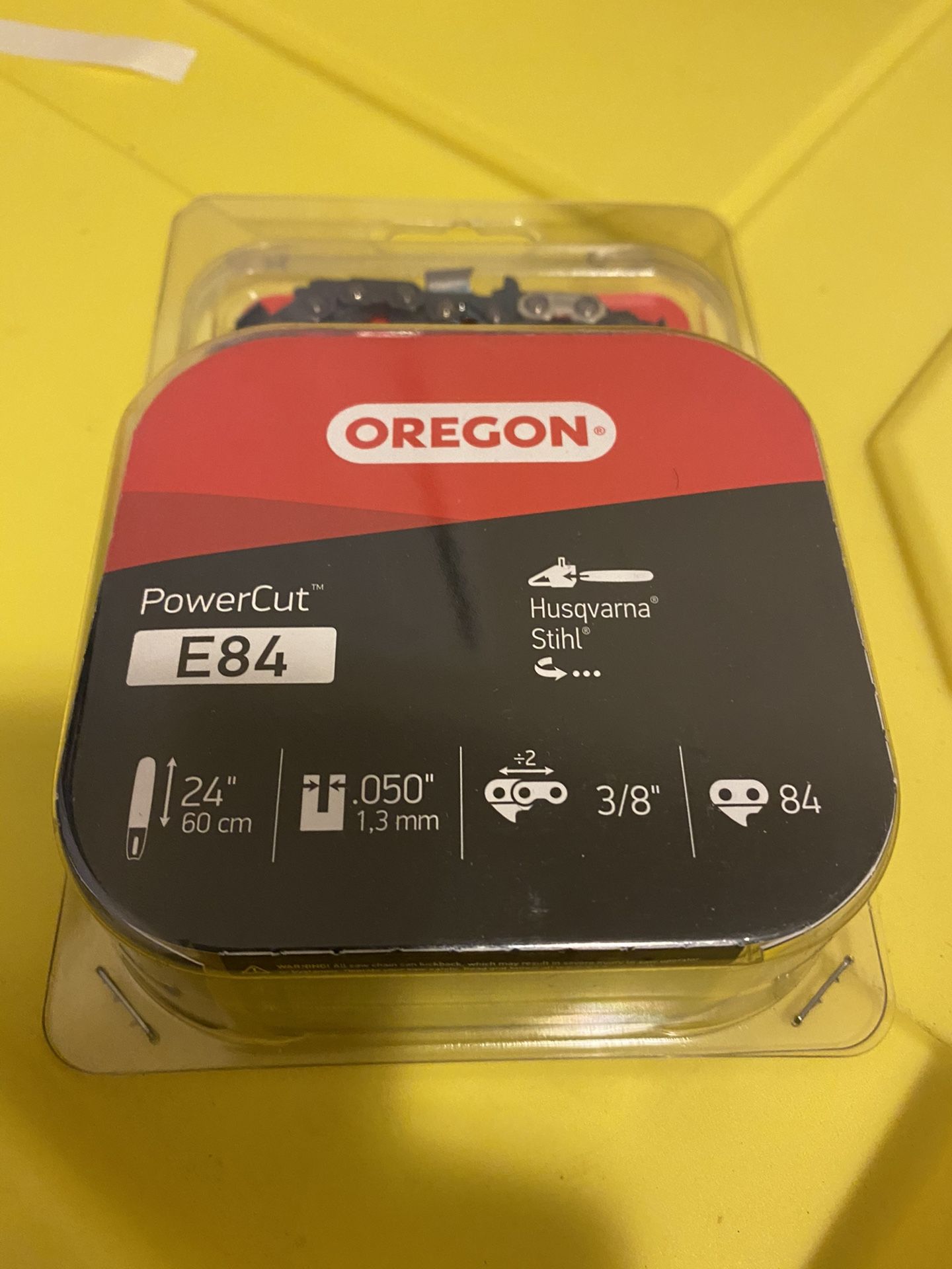 New Factory Sealed Oregon Chainsaw Blade E84 / 24” 60cm .050 3/8”