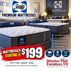 SEALY MATTRESSES STARTING @ ONLY $199! 🔥