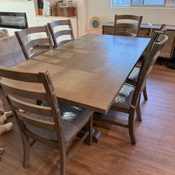 Large Table With 8 Chairs