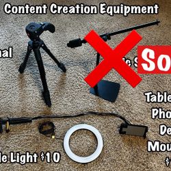Content Creator Essentials – Like New!