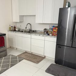 Nice Cabinets With Sink And Countertop 
