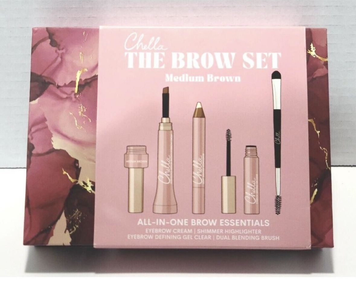 Chella The Brow Set Blonde All-In-One Brow Essentials Brand New Makeup Kit