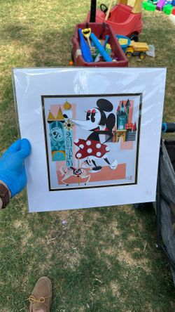 Disney Minnie Mouse Art McBiff Disneyland