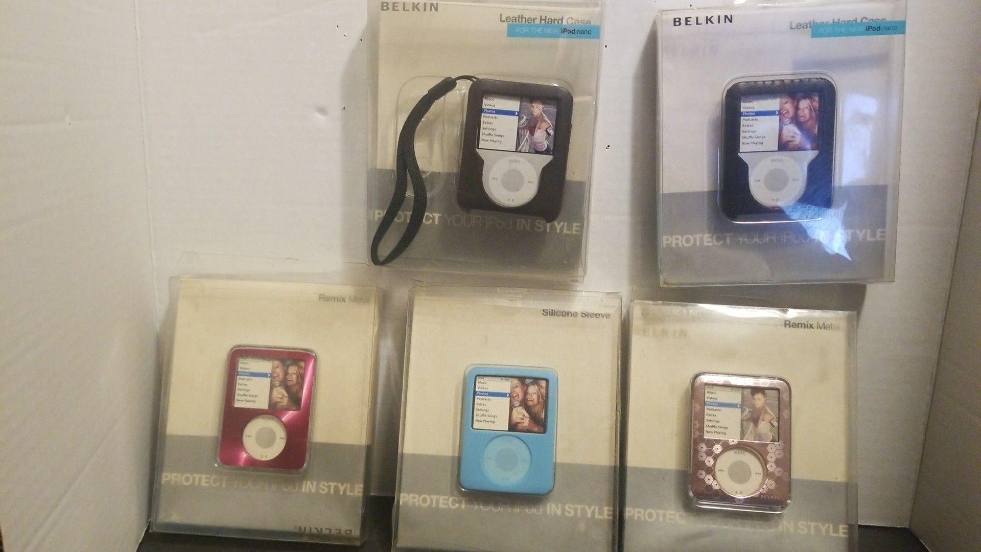 BELKIN , ASSORTED STYLES, FOR IPOD NANO.