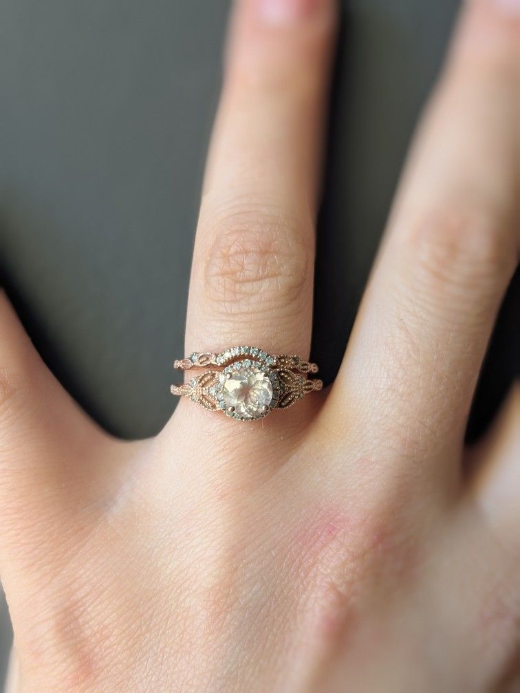 Vintage Style Rose Gold Ring