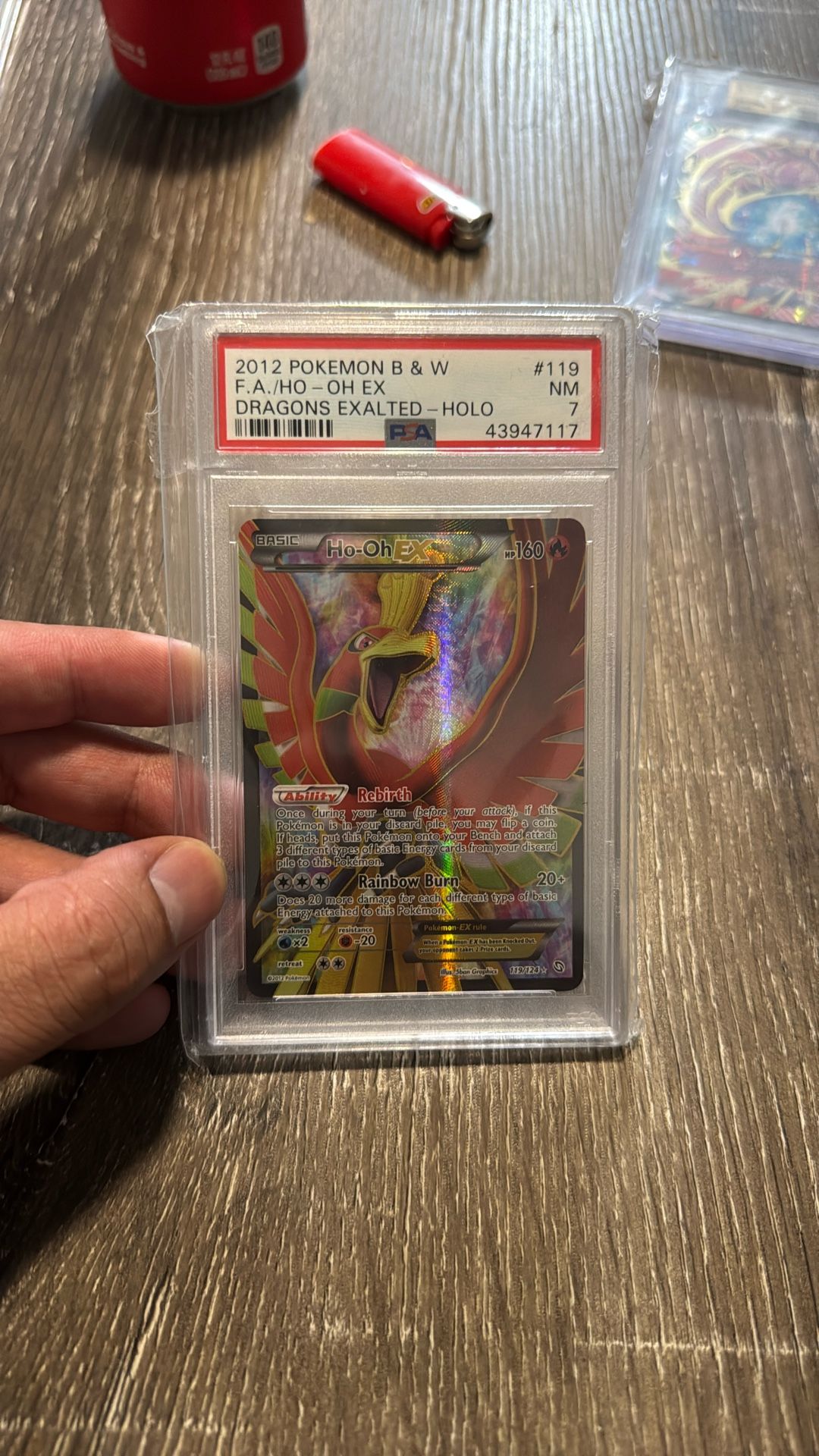Pokemon Ho-oh Psa7