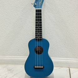 Fender Venice-LBP Soprano Daphne Blue California Goast Ukulele  ( Length Size: 22 inches )