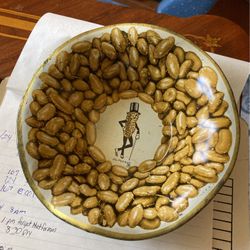 Vintage Tin Mr.Peanut Bowls  