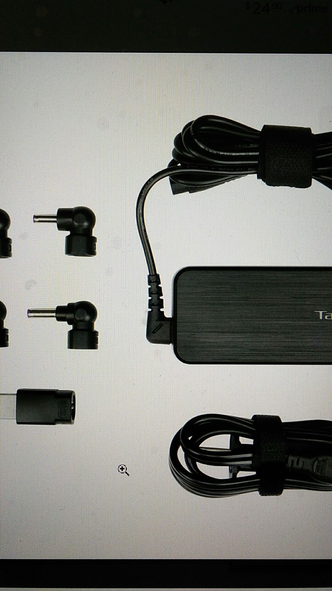 New Targus 65W Laptop Adapter Refurbished / Slim Line 5 tips included APA792USO