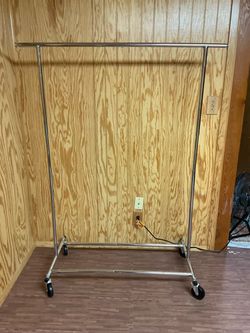 Folding Rolling Rack - closet
