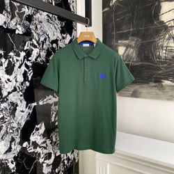 Burberry Green Polo Shirt 24ss