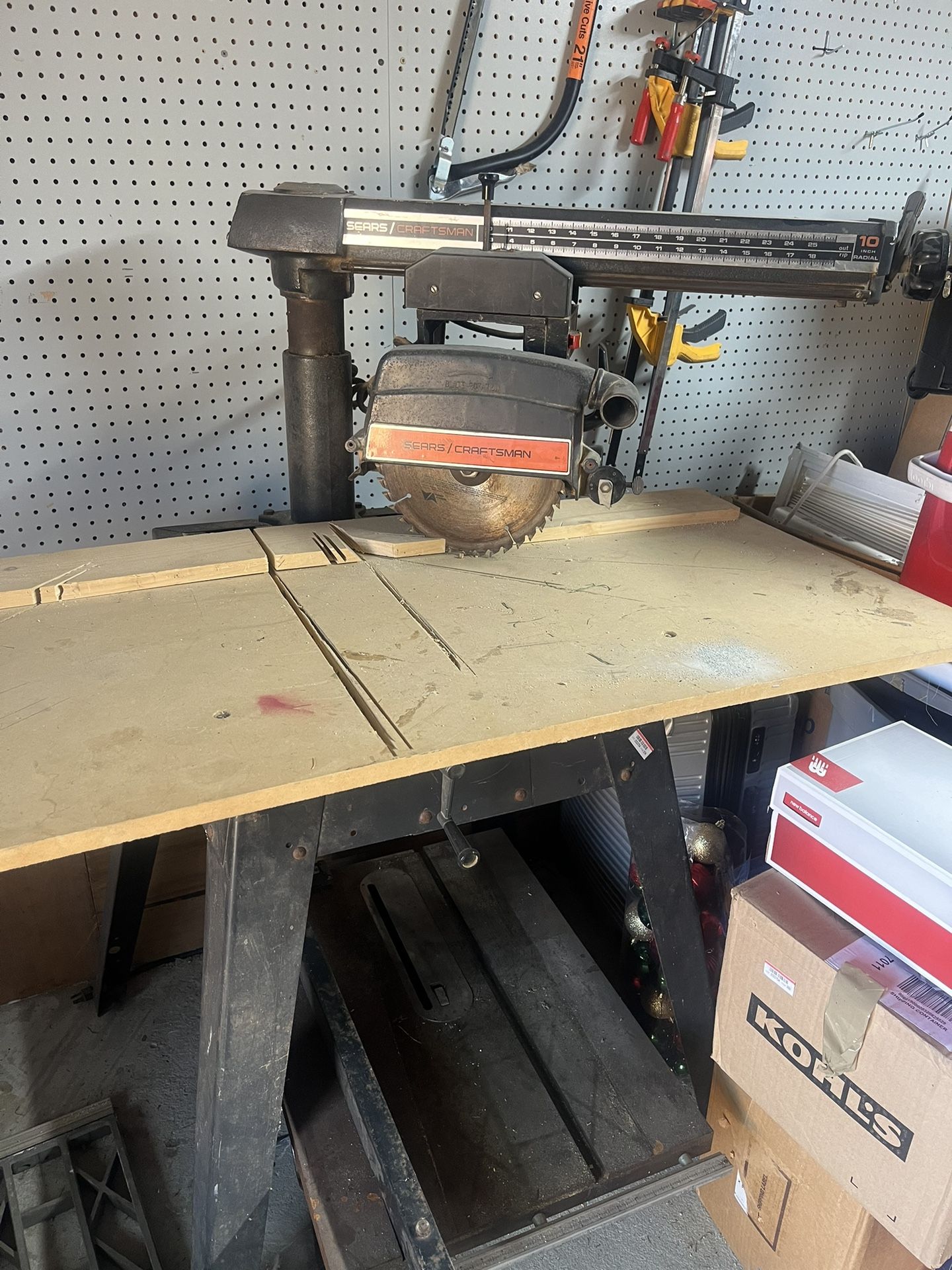 Radial arm And Table Saw 