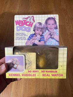 Vintage Watch Dog And Love Puppy