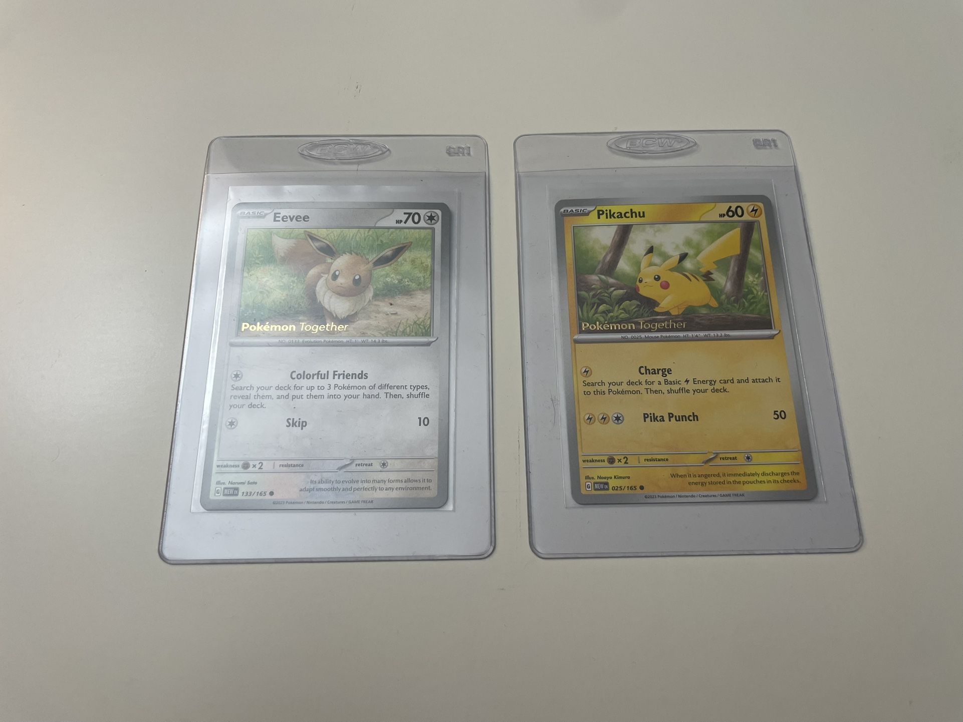 Pokemon Eevee & Pikachu Pokemon Together Stamp