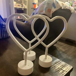 heart lamps