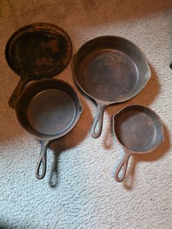 Cast iron pans