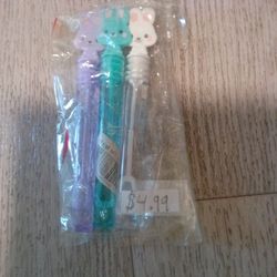 Bubbles: 3 Pc 3 Colors: Size Small