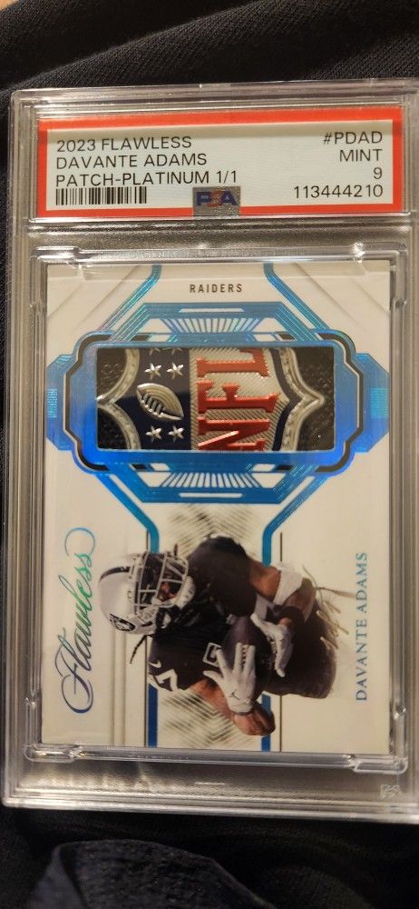 Flawless 2023 Davante Adams NFL Shield 1/1