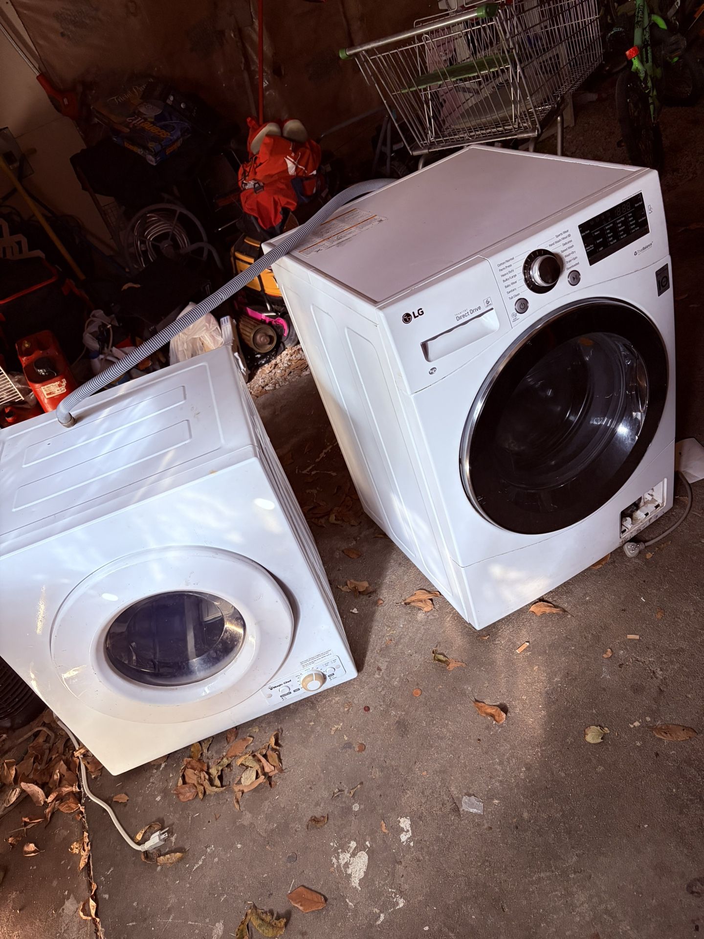 Washer N Dryer Not A Match It’s a apartment Size 