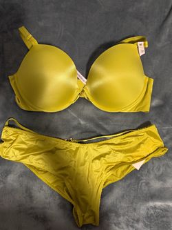 Victoria's Secret Yellow Bra and Panty Set
