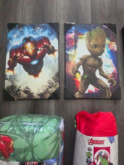 Pictures Guardian of the Glaxy(Groot)  and Iron Man
