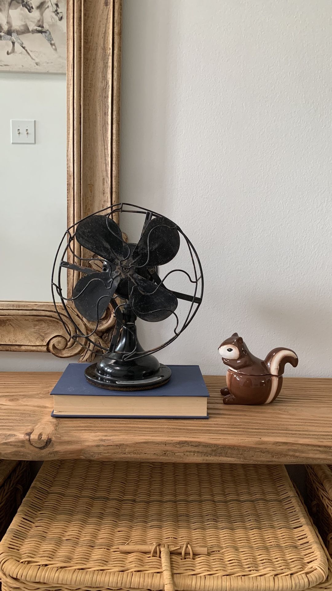 Small Antique Table Fan