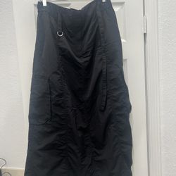 women's black skirt ( Zara, Size XL)