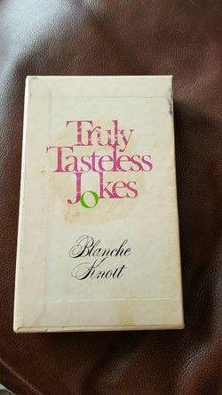 Truly Tasteless Jokes 3 Box Set by Blanche Knott (1983 Paperback Books)