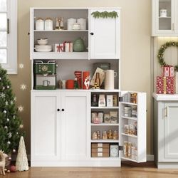 Kitchen Pantry Storage Cabinet