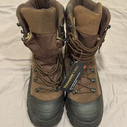 Cabela's Boots Mens  Sz 11 D Dry-Plus Thinsulate Brown Leather Hunting 83-0506