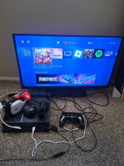 Ps4 with t.v