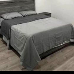 Queen Bed With The  drawer,… Complete 