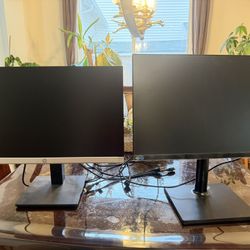 2 Monitors + 2 Keyboards – Great Working Condition