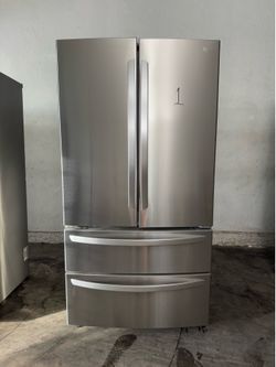 LG four doors stainless steel refrigerator