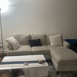 Used White Couch