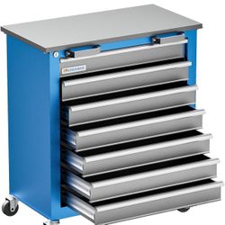 Tool Chest,7-Drawer Rolling Toolbox Chest,Rolling Tool Chest on Wheels with Keyed Locking System,and 4 Foot Pad,Tool Chet can be Combined Cabinet Set 