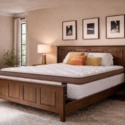 Firm Price ✅King14” Mattress hybrid luxury memory foam medium firm pocket spring