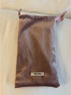 MIU MIU Pink suede case