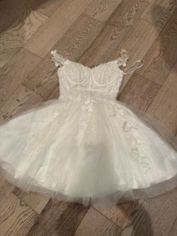 White babydoll dress