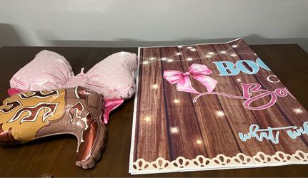 Boots Or Bows Decorations