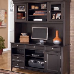 FOR SALE – $250 OBO Carlyle Home Office Large Credenza & Short Desk Hutch